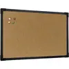 Quadro de avisos com moldura de madeira Cortica Apar.80X60Cm Neo Preto