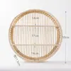Estante de Almacenamiento Redondo de Madera al por Mayor para Fabricantes, Múltiples Especificaciones, Sin Instalación, Estante de Almacenamiento Montado en Pared para Cosméticos de Dormitorio