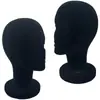 Molde de cabeza de espuma peluca espuma para el cabello niang corte de pelo modelo de modelado cabeza modelo cabeza de modelo para peluca colocación fija cabeza de remolque para peluca