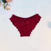 Comércio Exterior Transfronteiriço Novas Calcinhas Femininas Sexy Renda Sem Costura Respirável Fina Confortável Casual Cor Sólida Roupa Íntima para Mulheres