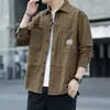 Camisa de Trabajo Estilo Japonés para Primavera y Otoño para Hombre Marca de Moda Casual Versátil Camisa de Manga Larga Chaqueta de Gama Alta AliExpress