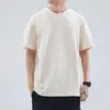 Ropa de verano para hombre, camiseta de algodón 100% de peso pesado 240g, camiseta básica unisex, ropa de marca moderna de manga corta, envío directo desde el fabricante, transfronterizo