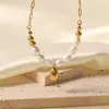 Collar Colgante de Perla de Agua Dulce Gota Estilo Nuevo Simple Natural Transfronterizo para Mujer Verano Lujo Ligero Joyería de Gama Alta