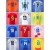 Camisetas de la Eurocopa 2024: Francia, Alemania, España, Croacia, Portugal, Inglaterra, Italia.