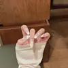 Unhas Vestíveis Pintadas à Mão de Cor Mista Olho de Gato Manicure de Luxo Leve Adesivos Prontos Branqueamento Elegante Adesivos de Unha de Alta Qualidade Pontas de Unha para Manicure