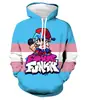 Sudadera con capucha impresa en 3D del nuevo juego de comercio exterior 2021 Friday night funkin