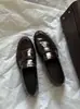 Mocasines plisados con estampado de anguila, zapatos slip-on de suela gruesa y tacón grueso, zapatos pequeños de piel, mocasines para mujer