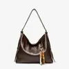 Bolso de Hombro de Cuero Suave para Mujer, Gran Capacidad, Bolso de Moda Nuevo para Mujer, Bolso Tote Cruzado Casual de Gama Alta de Nicho