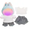 Adecuado para Ropa de Muñeca Labubu, Peluche Vinilo Sentado Fiesta Primera, Segunda y Tercera Generación Traje de Falda de Repuesto