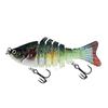 Atacado de fábrica Luya isca dura multi-seção simulação de peixe 10cm/15g plástico sete-seção isca multicolor