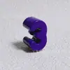 Novos blocos de construção alfanuméricos de fivela de sapato casual de acrílico com contas, acessórios de fivela de sapato artesanais faça você mesmo, atacado