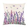 Série de Fronhas Roxas Lavanda Nova Primavera 2026 Poliéster Estampado Almofadas Decorativas para Sofá de Sala e Almofadas