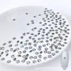 Decorações de Nail Art Zircônia Brilhante de Fundo Plano, Mistura de Zircônia Branca Mini Pequena Chanfrada de Fundo Plano em Formato Irregular Olho de Cavalo para Unhas