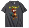 Transfronterizo Aliexpress Amazon Transfronterizo Europeo y Americano Fcawf Estampado de Águila Moda Holgada Casual Manga Corta Cuello Redondo Camiseta