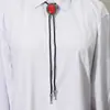 Gema de Ágata Nova Transfronteiriça Gravata Bolo Moda de Comércio Exterior Corrente para Camisa Gola Bolo Corda Colar de Couro Gravata