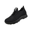 Zapatos de Tela Estilo Primavera del Viejo Beijing, Tenis Casuales Pequeños Negros, Zapatos para Caminar de Madre para Mujer, Zapatos Ligeros con Suela de Poliuretano para Mujer