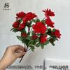 Flores Artificiais Atacado Azaleia Floreira Externa Decoração Pequenas Alças Flores Yingshan Vermelho Shopping Center Grande Cerca Decorativa Flores Falsas