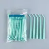 Consumibles Dentales Materiales Desechables Tubo de Succión de Saliva Cirugía de Implantes Dentales Tubo de Codo Popote de Plástico Oral Fabricante Mayorista