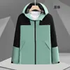 Cortavientos personalizado ropa de trabajo impermeable ropa de equipo chaqueta estilo ropa de trabajo de otoño e invierno cortavientos chaqueta fina estampado logo bordado