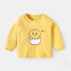Camiseta de Manga Larga Jq Jingqi para Niños, Tops de Algodón Puro para Bebés, Camisetas de Capa Base para Niños y Niñas, Ropa Infantil