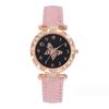 SHEIN Duoduo Transfronterizo Nuevas Explosiones Reloj Pulsera para Mujer Moda Simple Mariposa Juego de Reloj de Cinco Piezas