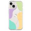 Capa de celular Apple adequada para camuflagem azul iphone13 capa protetora resistente a quedas duas em uma capa de celular transparente com Quatro Cantos