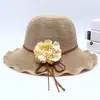 Nuevo Sombrero de Paja para Mujer Sombrero de Playa para el Marido Moda Versátil Sombrero de Sol de Verano Sombrero de Sol Protección UV Sombrero de Sol