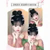 Peluca Hanfu para Mujer, Moño Pequeño de una Pieza Estilo Antiguo, Accesorio para el Cabello Recogido Estilo Tang, Almohadilla para el Cabello