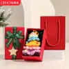 Enfeites de Árvore de Natal de Tricô Mais Vendidos no Exterior, Decorações de Natal Criativas de Crochê e Enfeites de Natal Festivos