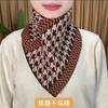 Bufanda de Otoño e Invierno Cálida Protección para el Cuello Cuello Falso Práctico Set de Cuello Pulóver Bufanda Holgazana Unisex Pata de Gallo