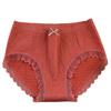 Sem costura Comércio Exterior Transfronteiriço Meia-cintura Lace Bubble Pants Graphene Algodão Calcinha Triângulo Calcinha Calcinha Feminina