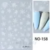 Adesivos de Unha Artística Novos Transfronteiriços Ins Urso de Desenho Animado Papai Noel Floco de Neve Anjo Laço Adesivos Adesivos para Unhas