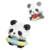 Novos Blocos de Construção de Panda para Crianças, Blocos de Construção de Partículas Micro em Formato de Flor, Brinquedos Educativos de Montagem, Brinquedos de Presente Venda por Atacado