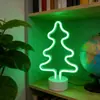 Árvore de Natal de LED Transfronteiriça Luzes Neon Faixas de Luz de Natal Decoração Externa Luzes Noturnas Luzes de Atmosfera Criativa Luzes Ins