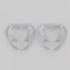 Mesa de Imitación Forma Especial Fondo Plano Forma de Corazón de Melocotón Corazón de Diamante Juguete DIY Manualidades de Uñas Accesorios de Joyería con Diamantes