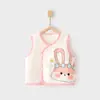 Colete de Bebê, Colete de Proteção da Barriga, Colete Infantil de Camada Dupla para Outono e Inverno, Colete, Blusa Térmica de Algodão Puro para Recém-Nascido