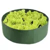 Saco de Plantio de Feltro Sintético Saco de Plantio Redondo Espessado Jardinagem Doméstica Cultivo de Plantas Saco para Mudas à Prova de Umidade Respirável