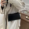 2024 nuevo verano estilo coreano moda textura simple casual color liso cadena axila bolso pequeño cuadrado