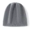Gorros de cachemira para otoño e invierno, nuevos estilos para hombres y mujeres, gorros de punto cálidos, gorros que cubren las orejas, gorros a cuadros, gorros para ciclismo al aire libre y gorros de lana