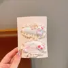 Presilha de Cabelo Desenho Animado Fofa para Meninas, Presilha de Franja de Renda, Presilha Lateral Fofa e Divertida, Acessórios para Cabelos Rebeldes de Bebê, Acessório de Cabeça, Estilo Novo