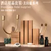 Escovas de Dente Descartáveis Maillard de Luxo para Hotéis e B&Bs, Artigos de Higiene Pessoal de Hotéis Estrelados, Conjuntos de Escovas de Dente para Hotel, Personalizado
