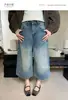 Pantalones Vaqueros Rectos Sueltos Vintage de Trece Líneas T-PLATFORM para Mujer, Diseño de Otoño, Pantalones Anchos Lavados 58060
