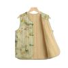 Chaleco Jacquard Vintage Moda 2025 Chaleco con Forro Polar Nuevo Estilo Chino Estilo Nacional Botón Superior Chaqueta Chaleco Ligero