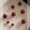 Aretes Redondos Gota de Aceite Aguja de Plata Estilo Ins Simple Elegante Aretes de Lujo Accesible Gama Alta Versátiles Aretes de Nicho Venta al por Mayor