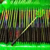 Colher de Fazer Ninho Colorida de Aço Inoxidável, Colher de Lançar Isca, Colher de Fazer Ninho Telescópica de Três Seções, Colher de Lançar Isca para Pesca de Longa Distância, Acessórios de Pesca