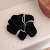 Elegante Scrunchie de Satén con Perlas Accesorio Versátil para el Cabello Banda para el Cabello de Tela de Moda Cuerda para el Cabello