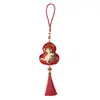 Bolsita Aromática del Festival del Bote del Dragón, Bolsita con Forma de Calabaza, Colgante Bordado a Mano, Accesorio Estilo Chino Tradicional para Hanfu, Pequeño Adorno Colgante, Bolsita de Artemisa Repelente de Mosquitos