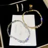 Set de Pulsera con Anillo Redondo de Circonita Chapado en Oro de 18 Quilates Pulsera de Lujo Ligero con Acabado de Alta Gama Joyería para Manos para el Trabajo y Eventos Muestra Temperamento