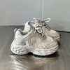 Tênis Esportivo Infantil 2025 Nova Coleção Primavera e Outono, Tênis Casual Versátil Infantil Estilo Pai, Sapatos de Moda com Solado Macio para Meninas