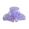 Pinza para el Cabello de Doble Flor de Gama Alta con Hermosa Textura de Acetato, Pinza de Tiburón Tridimensional, Pasador Súper de Ensueño Sencillo, Accesorio para el Cabello para Mujeres